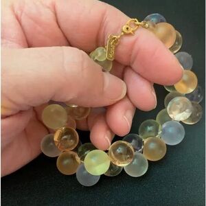 Monet wisteria bubble bracelet